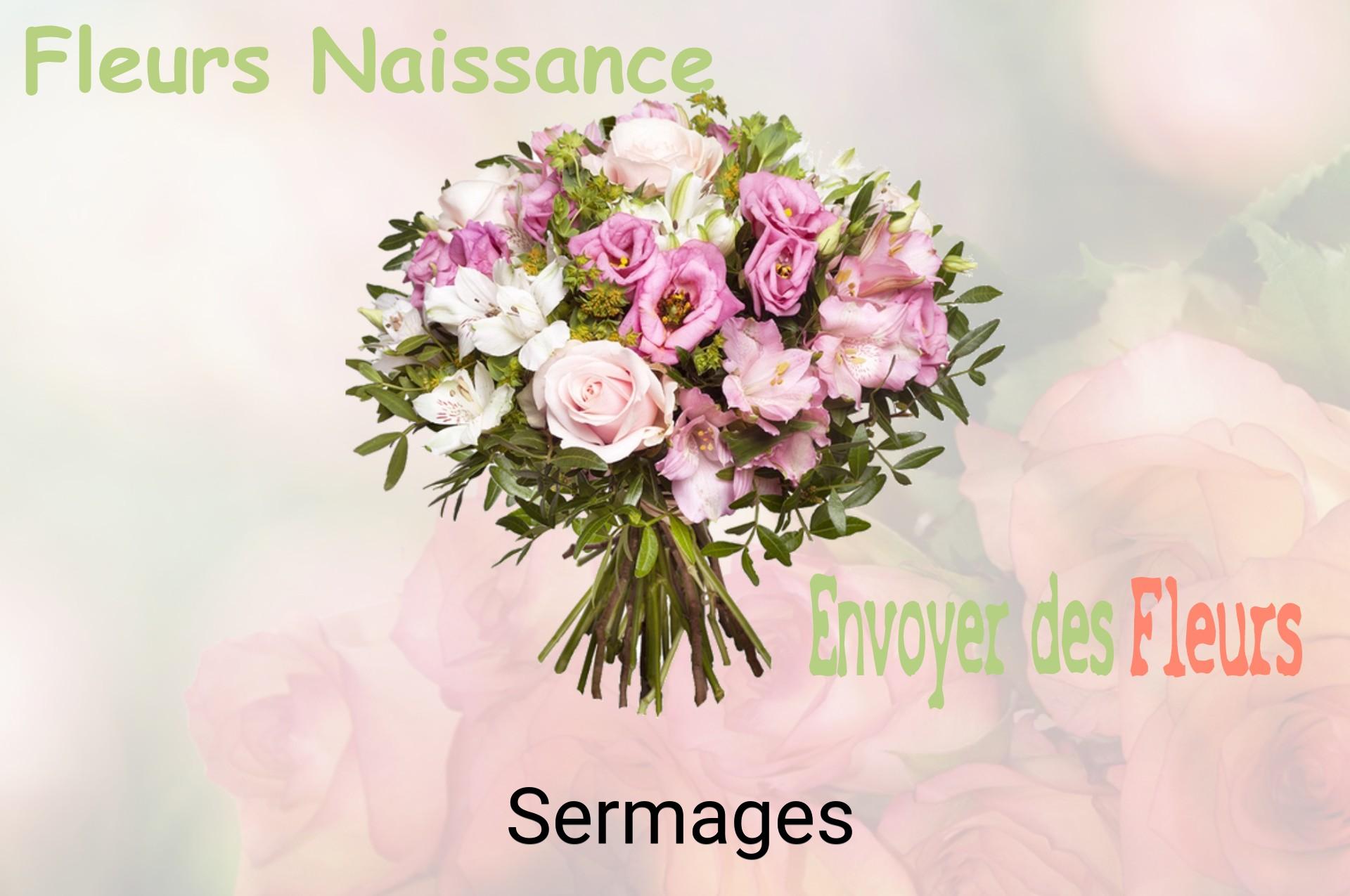 Bouquet de fleurs de naissance livré à Sermages